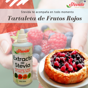 Tartaleta de frutos rojos con Stevida
